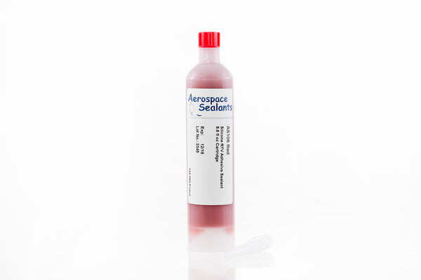 AS106 Red Silicone RTV Adhesive Sealant 5.6 fl oz Cartridge – Aerospace ...